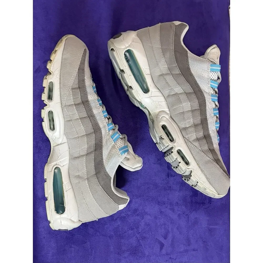 Nike Air Max 95 Men’s Sz.12 Low Top Sneakers Grey Amarillo Colorblock CD7495-100